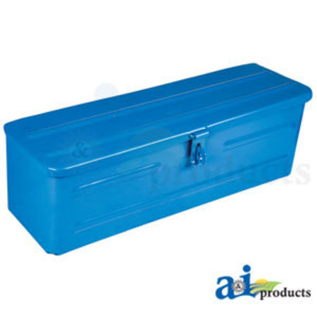 A & I PRODUCTS Tool Box, Blue Metal 16.5" x5" x5" A-5A3BU